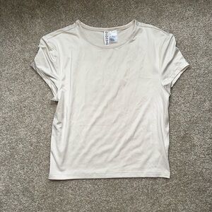 H&M Cream Short Sleeve Tee